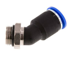 12mm x G3/8'' 45deg Elbow Push-in Fitting with Male Threads Brass/PA 66 NBR [2 Pieces]