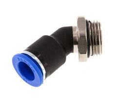 12mm x G1/2'' 45deg Elbow Push-in Fitting with Male Threads Brass/PA 66 NBR