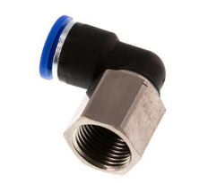10mm x G3/8'' 90deg Elbow Push-in Fitting with Female Threads Brass/PA 66 NBR Rotatable [2 Pieces]