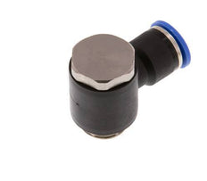 10mm x G3/8'' 90deg Elbow L-shape Push-in Fitting with Male Threads Brass/PA 66 NBR Rotatable [2 Pieces]