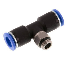 12mm x G1/4'' Inline Tee Push-in Fitting with Male Threads Brass/PA 66 NBR Rotatable