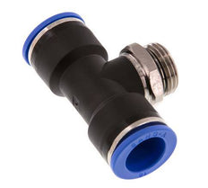 16mm x G1/2'' Inline Tee Push-in Fitting with Male Threads Brass/PA 66 NBR Rotatable
