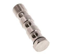 3-way nickel-plated Brass Banjo Bolt with G1/2'' Male Threads NBR