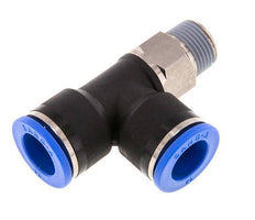 14mm x R3/8'' Right Angle Tee Push-in Fitting with Male Threads Brass/PA 66 NBR Rotatable