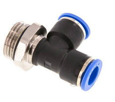 10mm x G1/2'' Right Angle Tee Push-in Fitting with Male Threads Brass/PA 66 NBR Rotatable