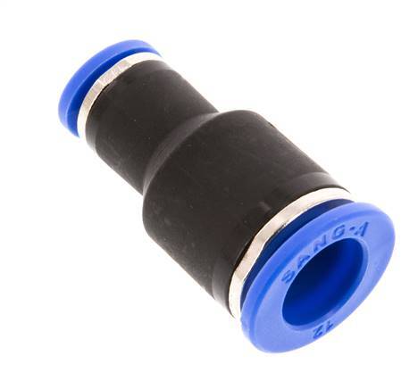 8mm x 12mm Push-in Fitting PA 66 NBR [2 Pieces]