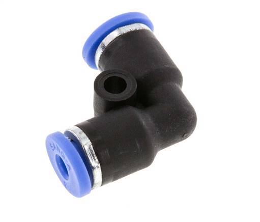 3mm 90deg Elbow Push-in Fitting PA 66 NBR [2 Pieces]