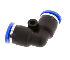 6mm 90deg Elbow Push-in Fitting PA 66 NBR [2 Pieces]