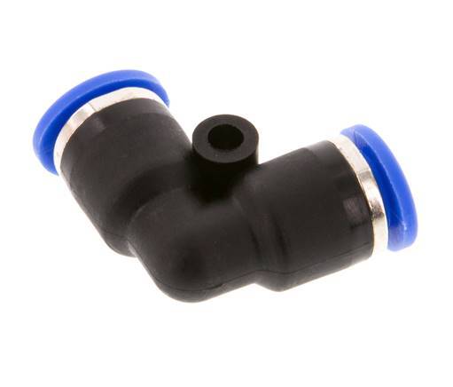 6mm 90deg Elbow Push-in Fitting PA 66 NBR [2 Pieces]