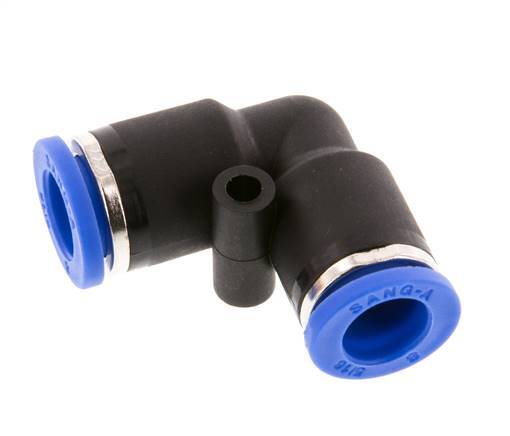 8mm 90deg Elbow Push-in Fitting PA 66 NBR [2 Pieces]