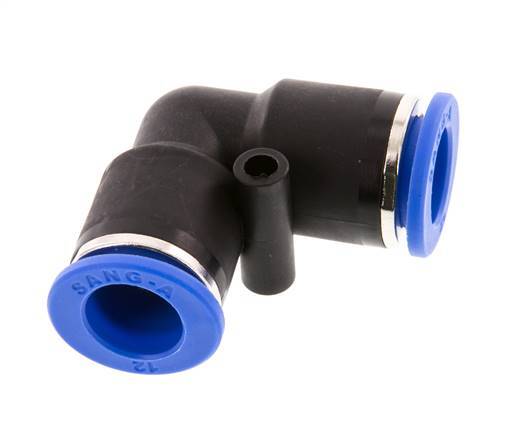 12mm 90deg Elbow Push-in Fitting PA 66 NBR [2 Pieces]