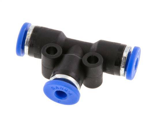 3mm Tee Push-in Fitting PA 66 NBR [2 Pieces]