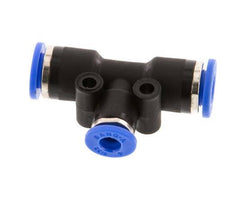 4mm x 6mm Tee Push-in Fitting PA 66 NBR [2 Pieces]