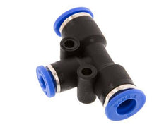 4mm x 6mm Tee Push-in Fitting PA 66 NBR [2 Pieces]