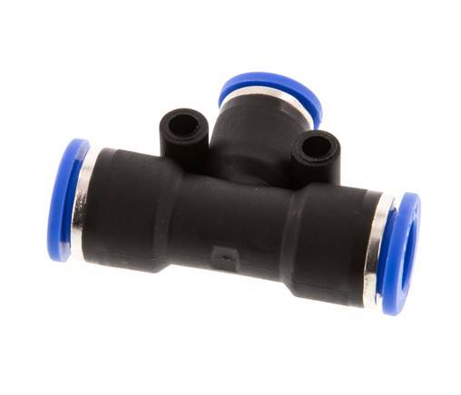 8mm x 10mm Tee Push-in Fitting PA 66 NBR [2 Pieces]
