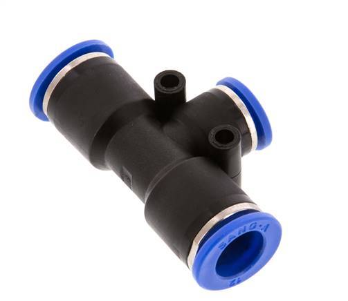 10mm x 12mm Tee Push-in Fitting PA 66 NBR [2 Pieces]