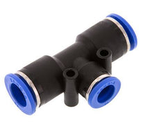 10mm x 12mm Tee Push-in Fitting PA 66 NBR [2 Pieces]