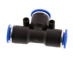 12mm Tee Push-in Fitting PA 66 NBR [2 Pieces]