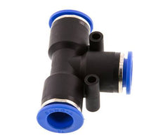 12mm Tee Push-in Fitting PA 66 NBR [2 Pieces]