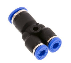 4mm x 6mm Y Push-in Fitting PA 66 NBR [2 Pieces]