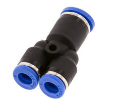 6mm x 8mm Y Push-in Fitting PA 66 NBR [2 Pieces]