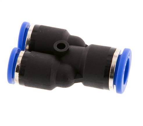 8mm x 10mm Y Push-in Fitting PA 66 NBR [2 Pieces]