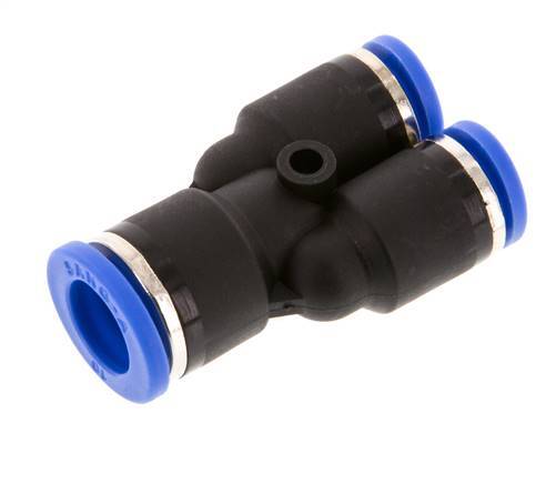 8mm x 10mm Y Push-in Fitting PA 66 NBR [2 Pieces]