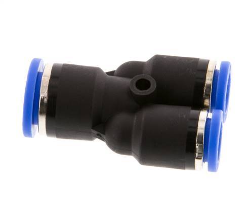 8mm x 10mm Y Push-in Fitting PA 66 NBR [2 Pieces]