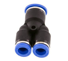 8mm x 10mm Y Push-in Fitting PA 66 NBR [2 Pieces]