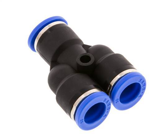 10mm Y Push-in Fitting PA 66 NBR [2 Pieces]