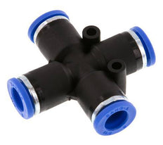 8mm Cross Push-in Fitting PA 66 NBR