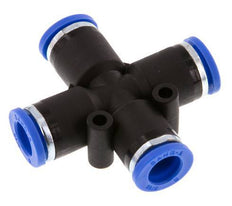 8mm Cross Push-in Fitting PA 66 NBR