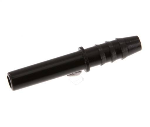 6mm x 5mm Plug-in Fitting with Hose Pillar PA 66 NBR [5 Pieces]