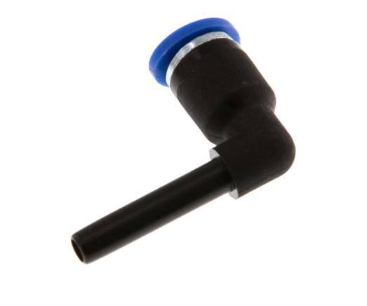 4mm x 4mm 90deg Elbow Push-in Fitting with Plug-in PA 66 NBR [2 Pieces]