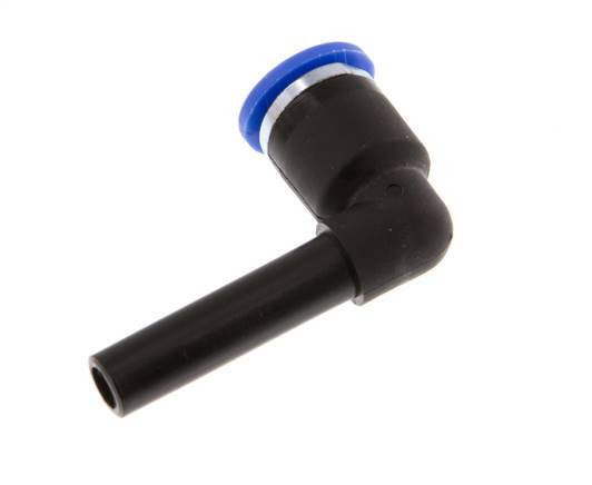 6mm x 6mm 90deg Elbow Push-in Fitting with Plug-in PA 66 NBR [2 Pieces]