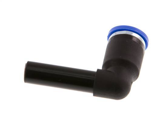 8mm x 8mm 90deg Elbow Push-in Fitting with Plug-in PA 66 NBR [2 Pieces]