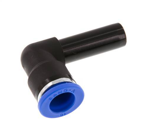 10mm x 10mm 90deg Elbow Push-in Fitting with Plug-in PA 66 NBR [2 Pieces]