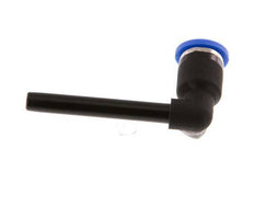 4mm x 4mm 90deg Elbow Push-in Fitting with Plug-in PA 66 NBR Long Sleeve [2 Pieces]