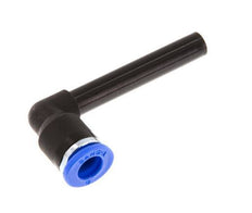 6mm x 6mm 90deg Elbow Push-in Fitting with Plug-in PA 66 NBR Long Sleeve [2 Pieces]