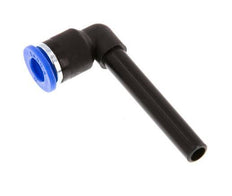 6mm x 6mm 90deg Elbow Push-in Fitting with Plug-in PA 66 NBR Long Sleeve [2 Pieces]
