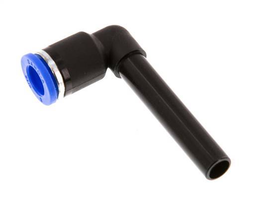 8mm x 8mm 90deg Elbow Push-in Fitting with Plug-in PA 66 NBR Long Sleeve [2 Pieces]