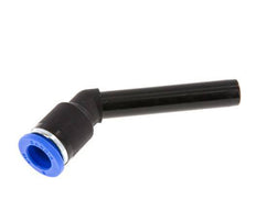 8mm x 8mm 45deg Elbow Push-in Fitting with Plug-in PA 66 NBR Long Sleeve [2 Pieces]
