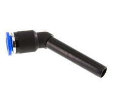 8mm x 8mm 45deg Elbow Push-in Fitting with Plug-in PA 66 NBR Long Sleeve [2 Pieces]