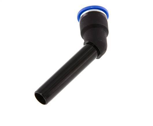 10mm x 10mm 45deg Elbow Push-in Fitting with Plug-in PA 66 NBR Long Sleeve [2 Pieces]