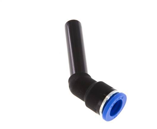 10mm x 10mm 45deg Elbow Push-in Fitting with Plug-in PA 66 NBR Long Sleeve [2 Pieces]