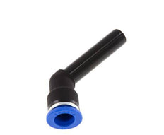 10mm x 10mm 45deg Elbow Push-in Fitting with Plug-in PA 66 NBR Long Sleeve [2 Pieces]