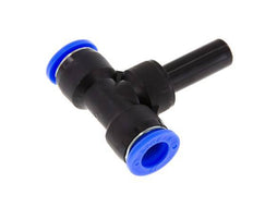 12mm x 12mm Tee Push-in Fitting with Plug-in PBT NBR [2 Pieces]
