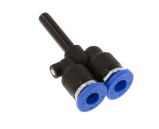 4mm x 4mm Y Push-in Fitting with Plug-in PA 66 NBR [2 Pieces]
