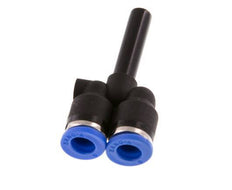 6mm x 6mm Y Push-in Fitting with Plug-in PA 66 NBR [2 Pieces]