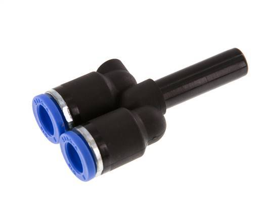 8mm x 8mm Y Push-in Fitting with Plug-in PA 66 NBR [2 Pieces]